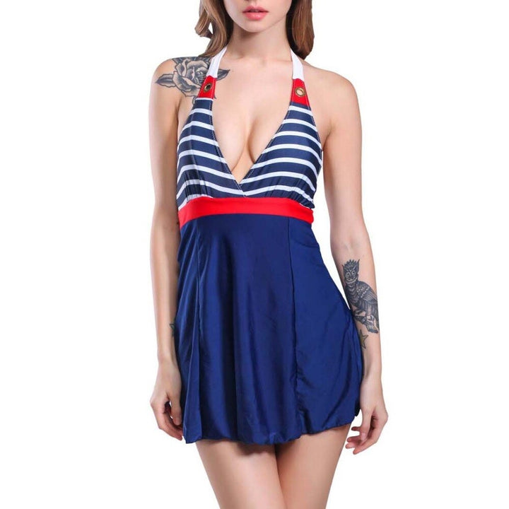Maiô Frente Única Com Saia Plus Size
