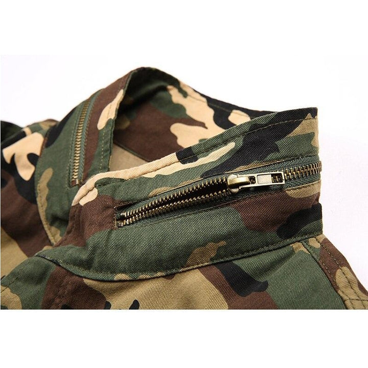 Jaqueta Feminina Brim Camuflada