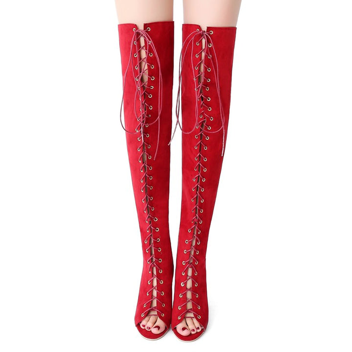 Bota Over The Knee Vazada