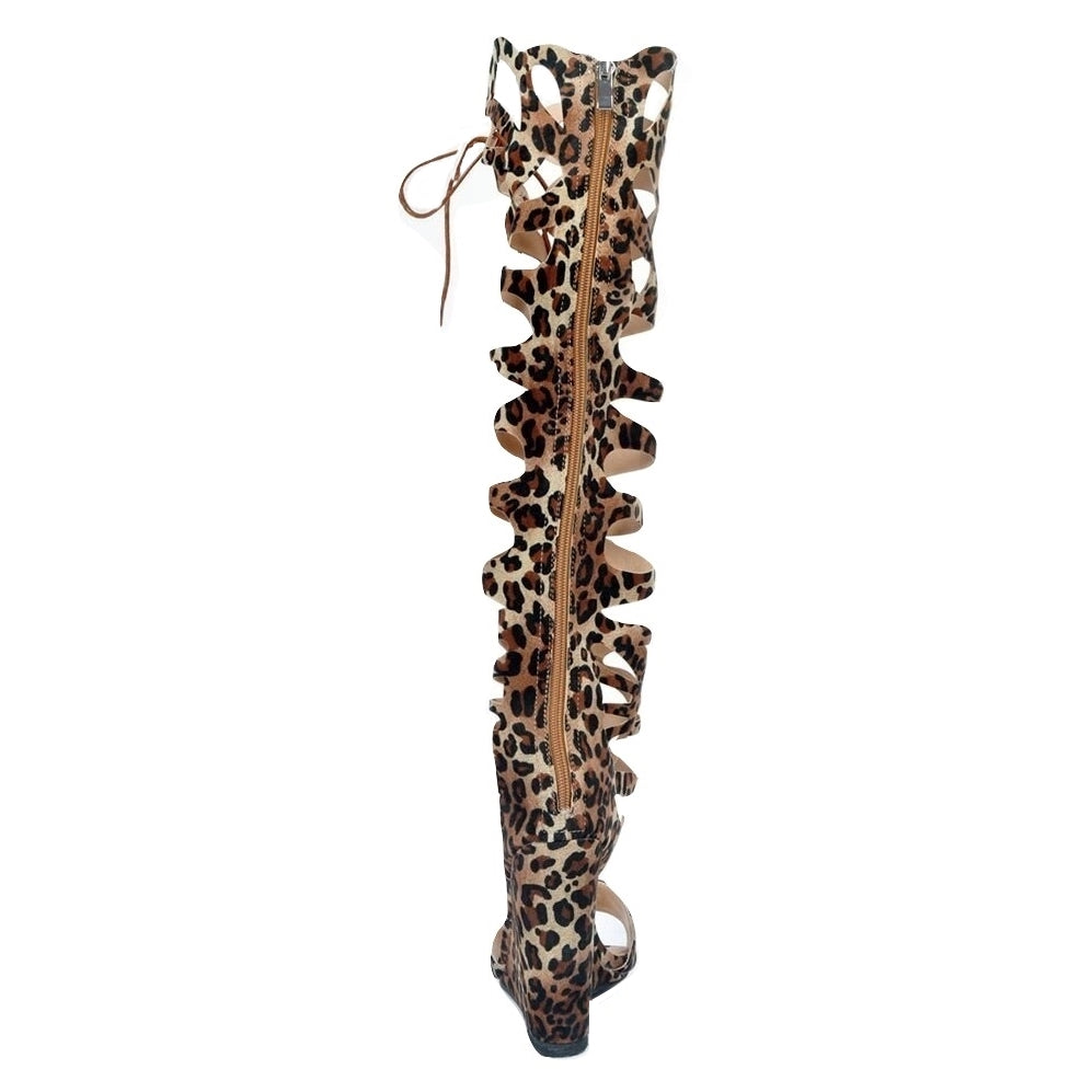 Gladiadora Salto Anabela Leopardo