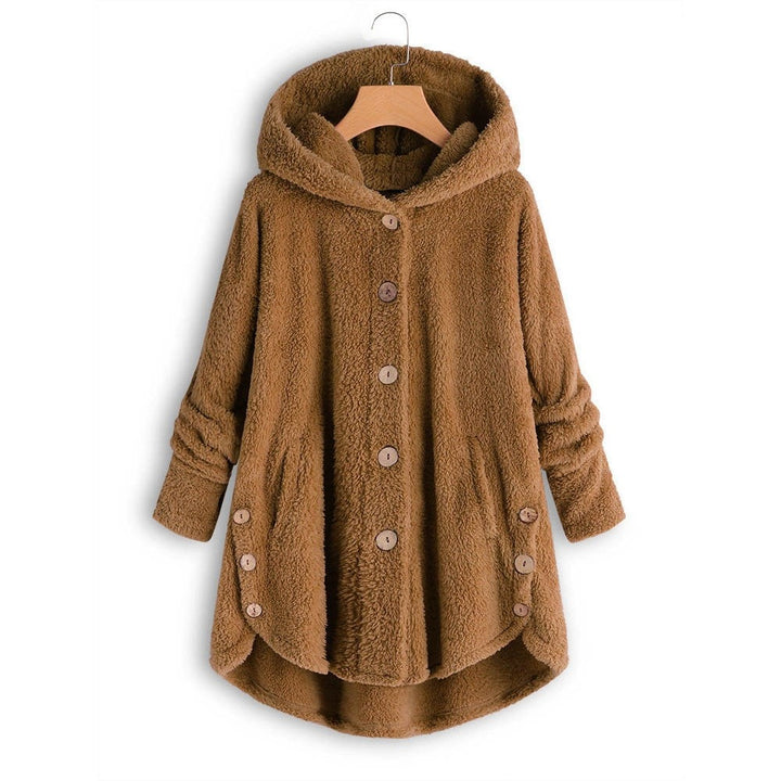 Casaco Plus Size Peluciado Capuz