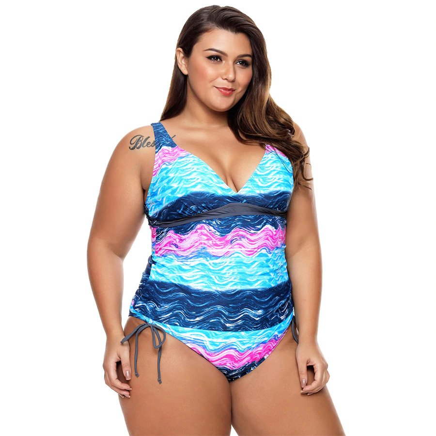 Tanquíni Plus Size Degradê
