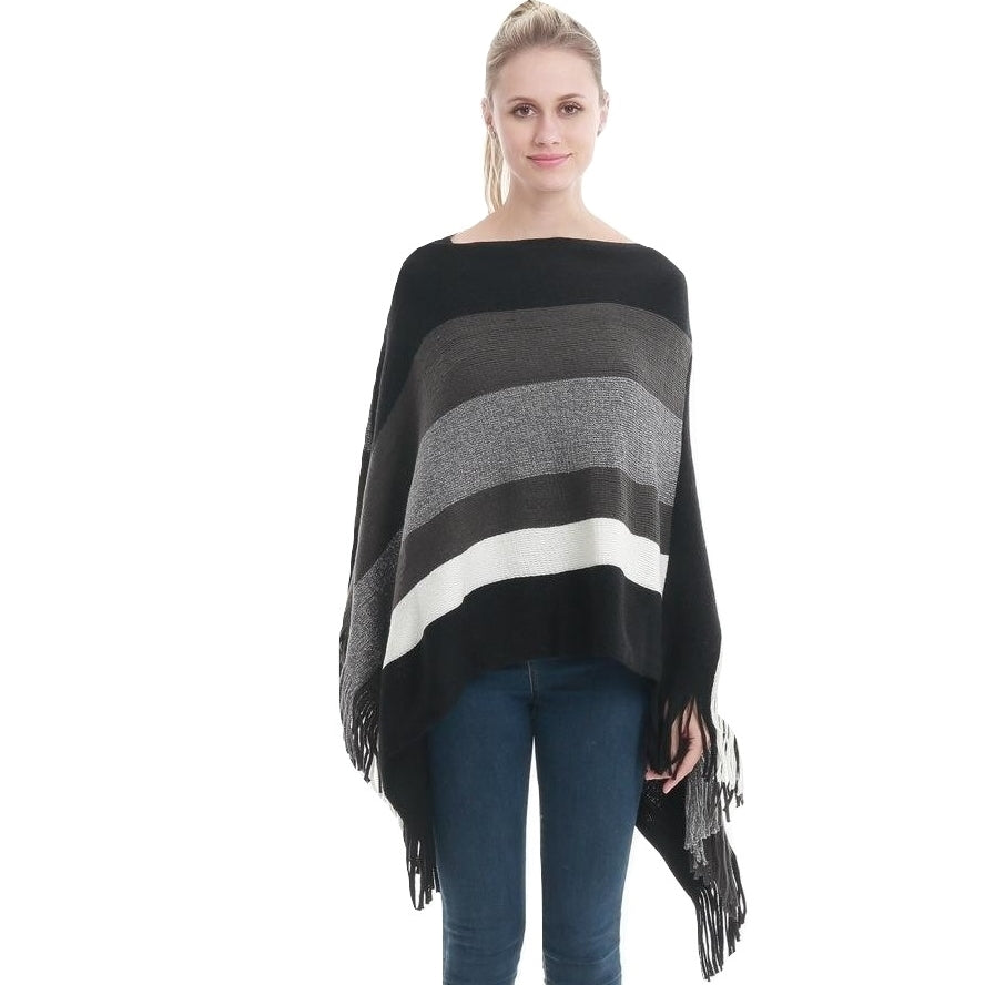 Poncho Tricot Listras