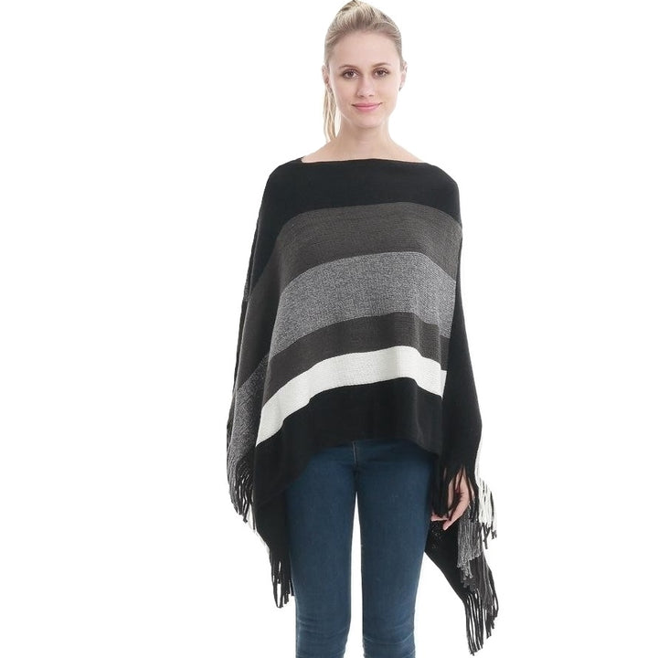 Poncho Tricot Listras