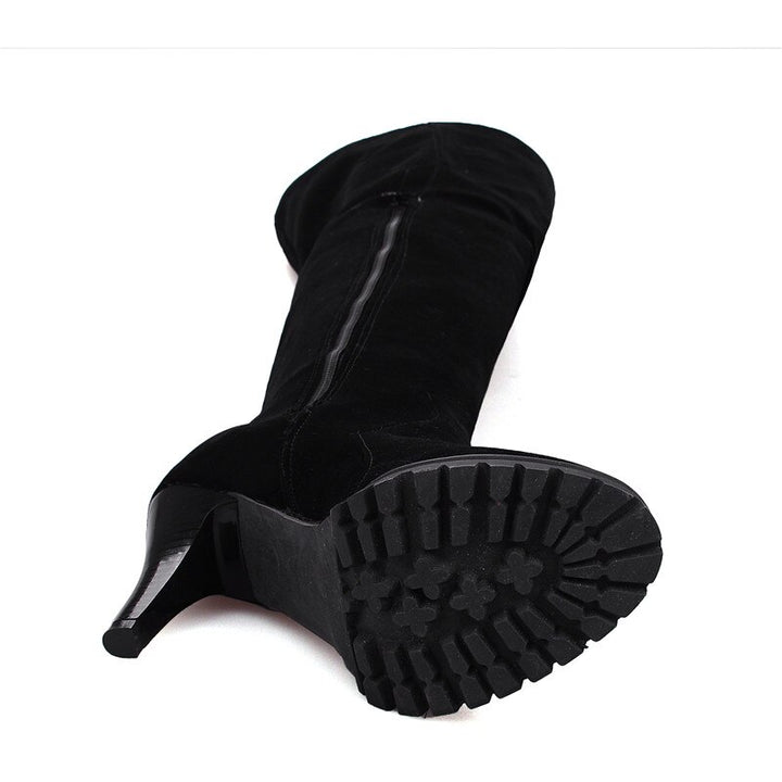 Bota Over The Knee Nobuck