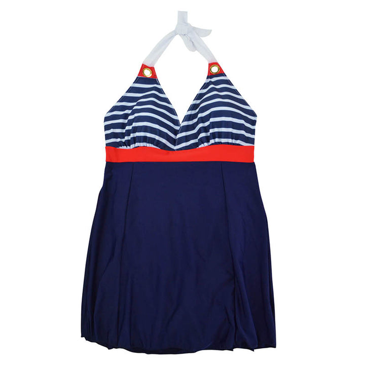 Maiô Frente Única Com Saia Plus Size