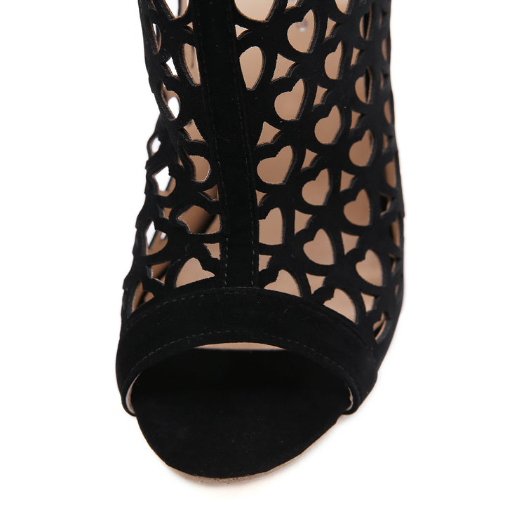 Open Boot Detalhe Vazado Preto