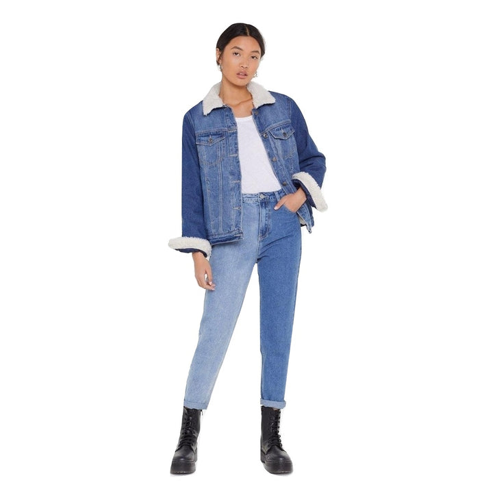 Jaqueta Jeans Feminina Forrada Pelos