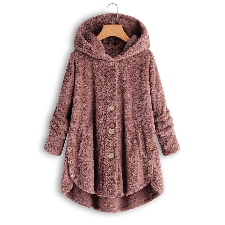 Casaco Plus Size Peluciado Capuz