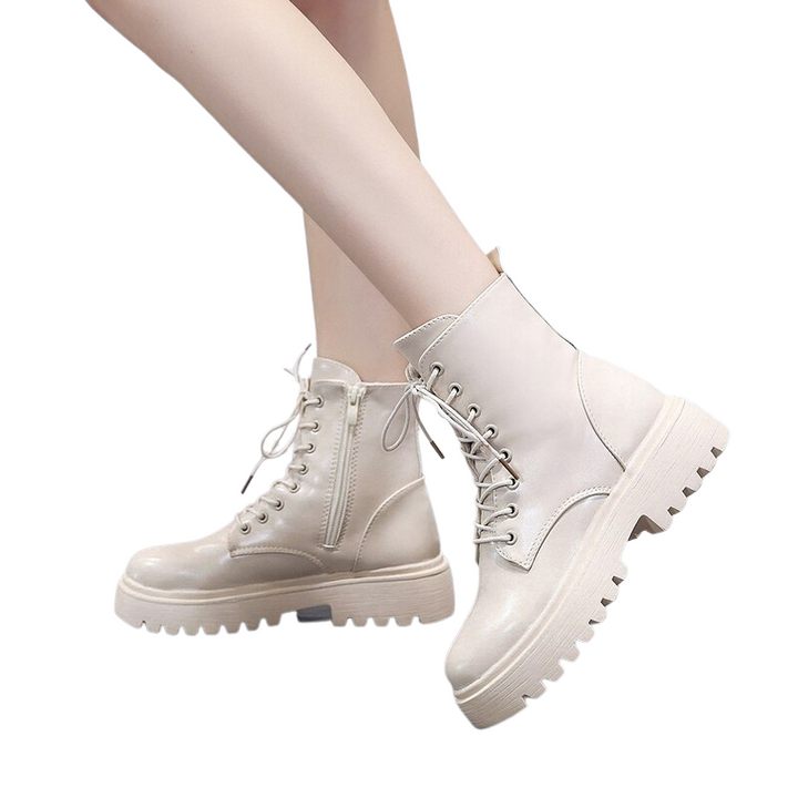Bota Coturno Monocolor Sola Tratorada