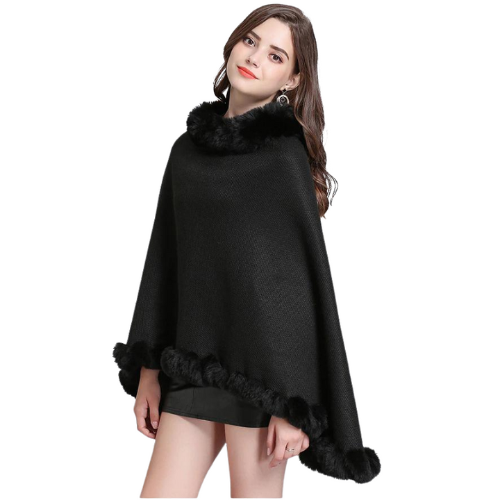 Poncho Fechado Forro Pelos