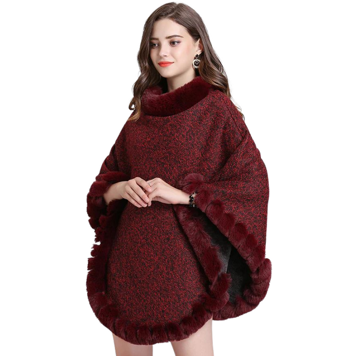 Poncho Fechado Forro Pelos