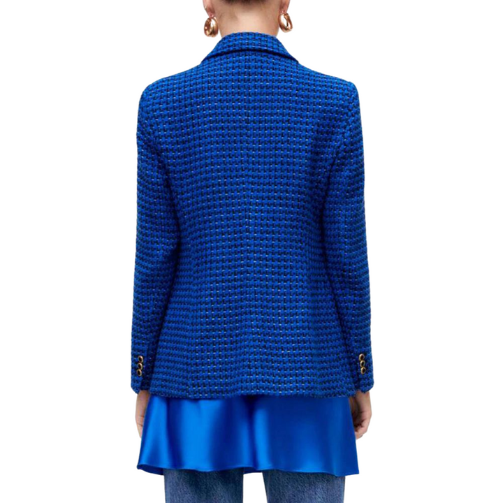 Blazer Alfaiataria Botões Azul