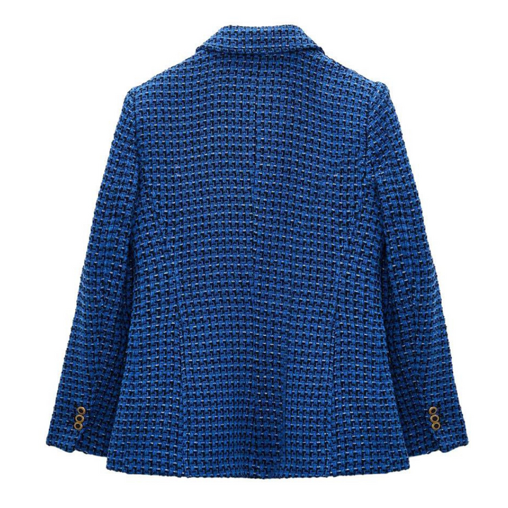 Blazer Alfaiataria Botões Azul