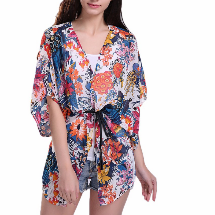 Kimono Feminino Estampa Floral