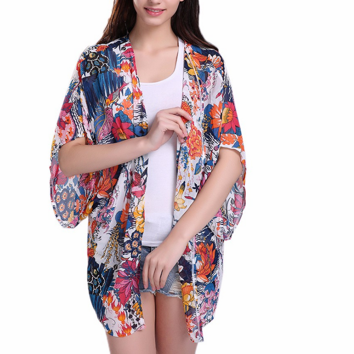 Kimono Feminino Estampa Floral