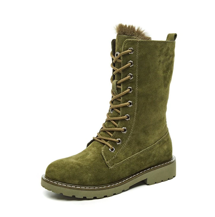 Bota Coturno Tratorada Forro Pelos