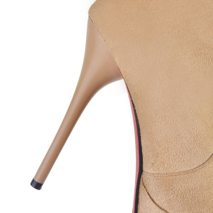 BOTA CAMURÇA SALTO FINO - PODEROSA SHOP