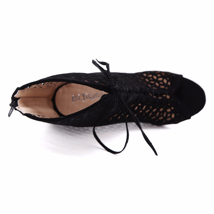 OPEN BOOT SALTO FINO COM TELA - PODEROSA SHOP