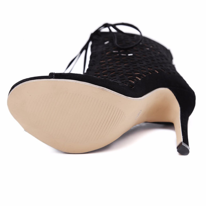 OPEN BOOT SALTO FINO COM TELA - PODEROSA SHOP