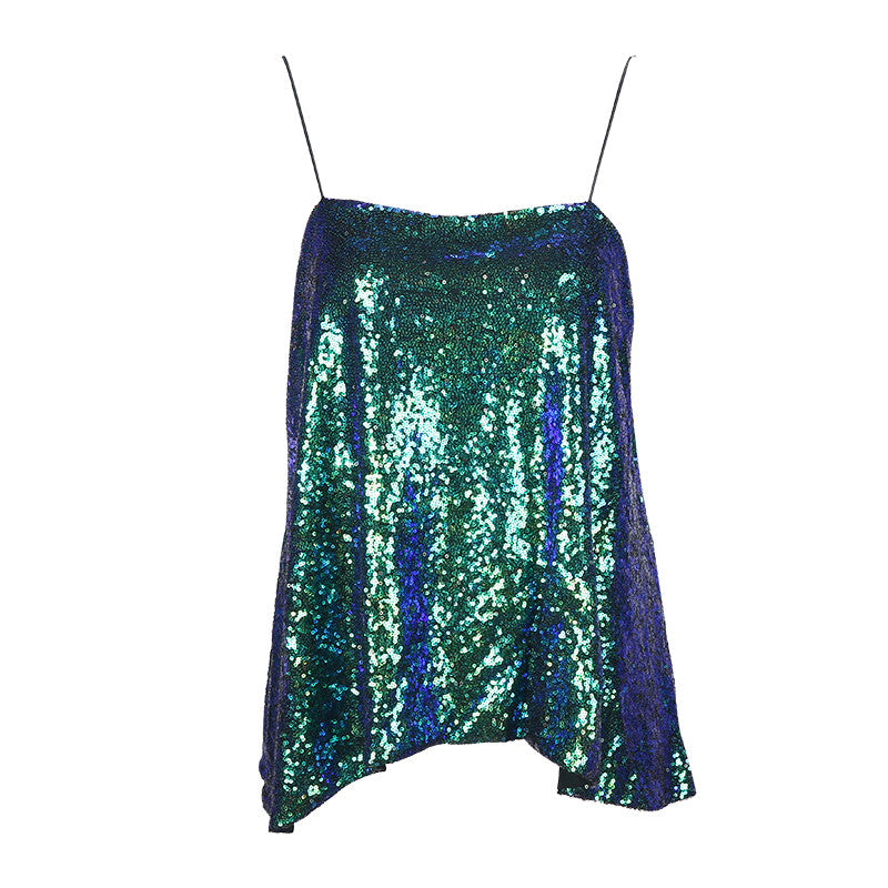 REGATA FEMININA COM PAETÊS - PODEROSA SHOP