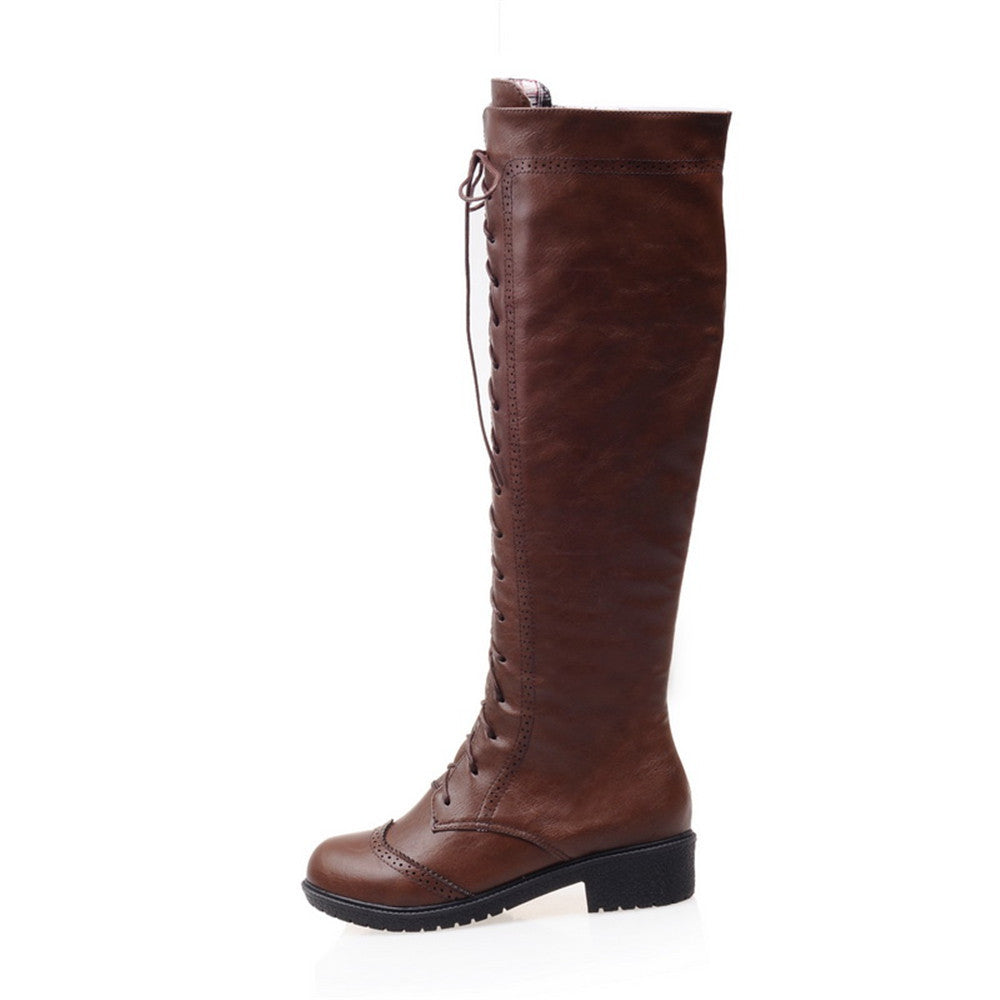 BOTA MONTARIA COURO COM AMARRAÇÃO - PODEROSA SHOP