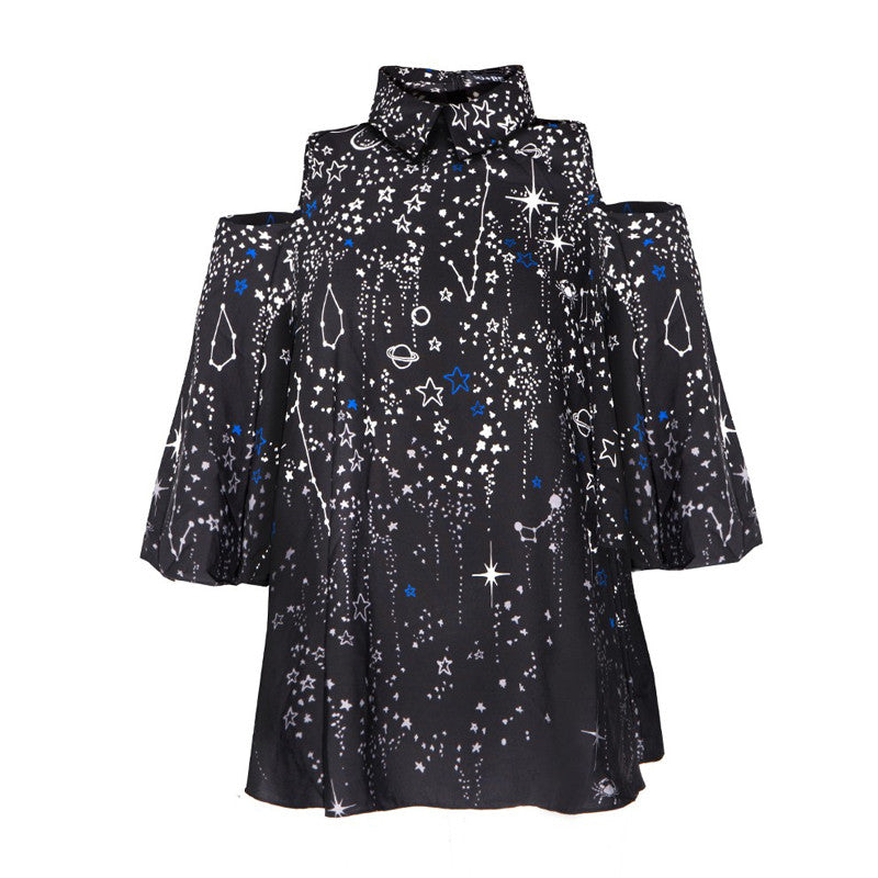 BLUSA OPEN SHOULDER GALÁXIA - PODEROSA SHOP
