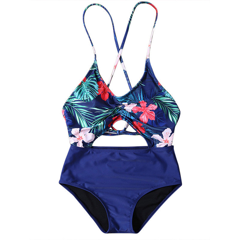 MAIÔ ENGANA MAMÃE AZUL FLORAL - PODEROSA SHOP