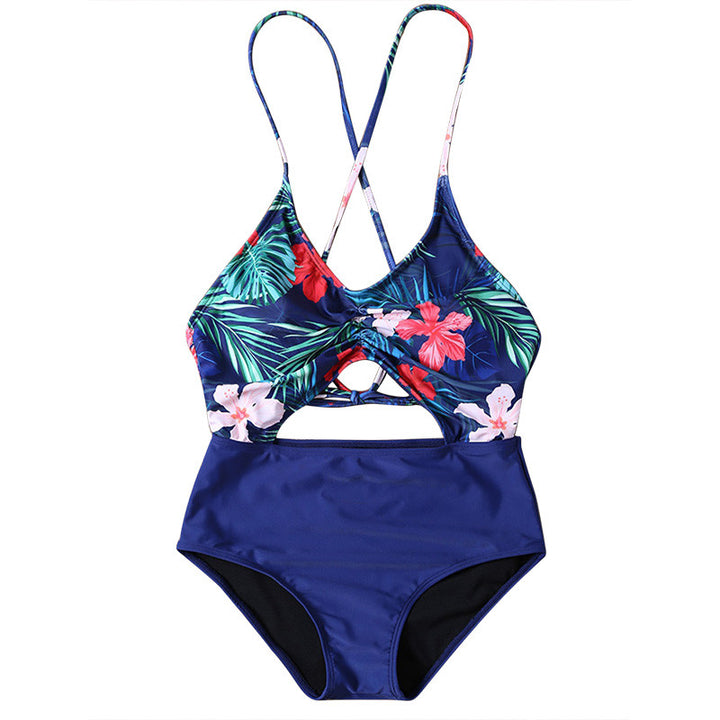 MAIÔ ENGANA MAMÃE AZUL FLORAL - PODEROSA SHOP