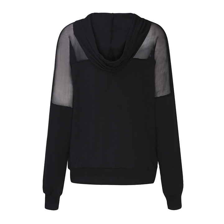 BLUSA FEMININA TRANSPARÊNCIA COM CAPUZ - PODEROSA SHOP
