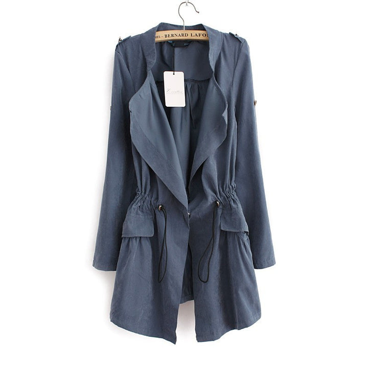 CASACO FEMININO COM ELÁSTICO NA CINTURA - PODEROSA SHOP