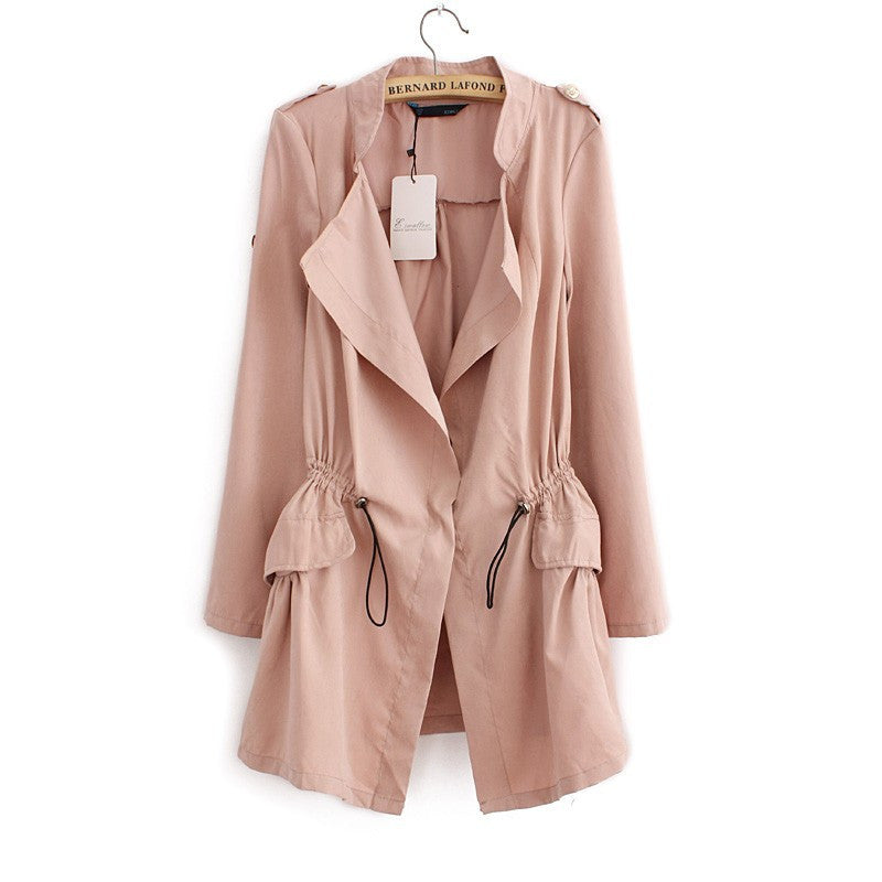 CASACO FEMININO COM ELÁSTICO NA CINTURA - PODEROSA SHOP