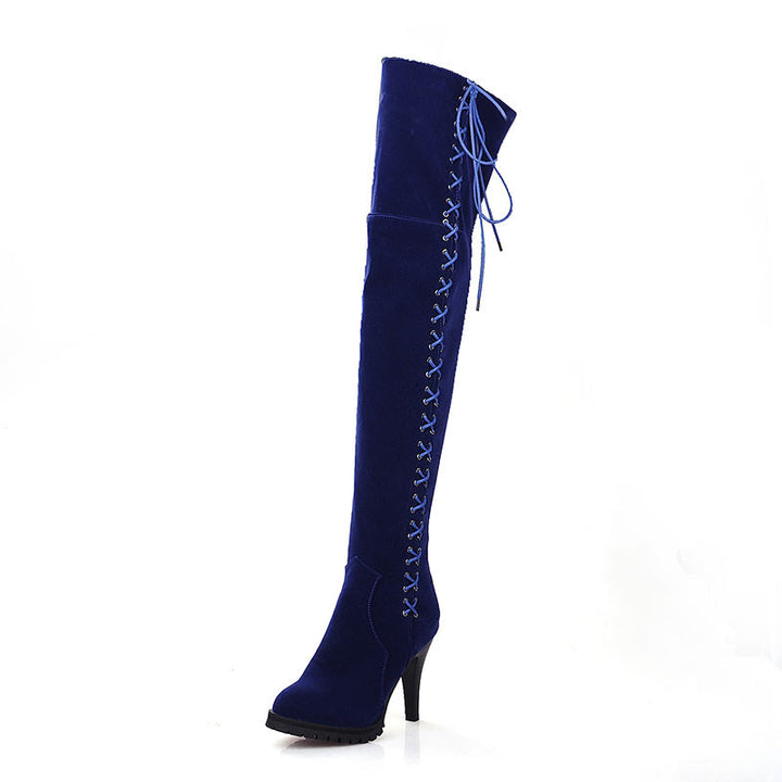 BOTA CANO ALTO NOBUCK AMARRAÇÃO - PODEROSA SHOP