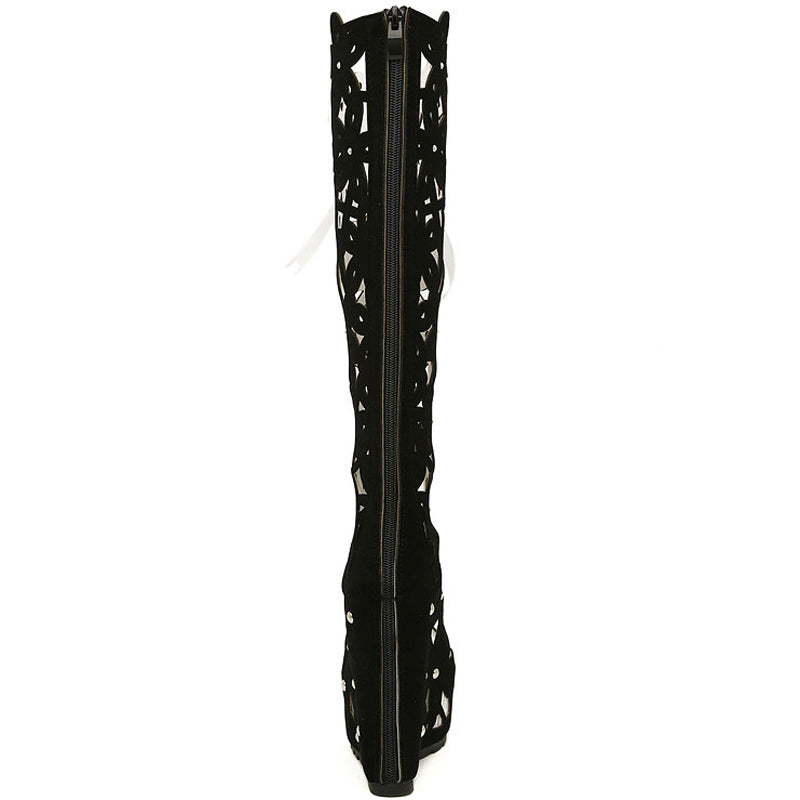 GLADIADORA PLATAFORMA BLACK WHITE - PODEROSA SHOP