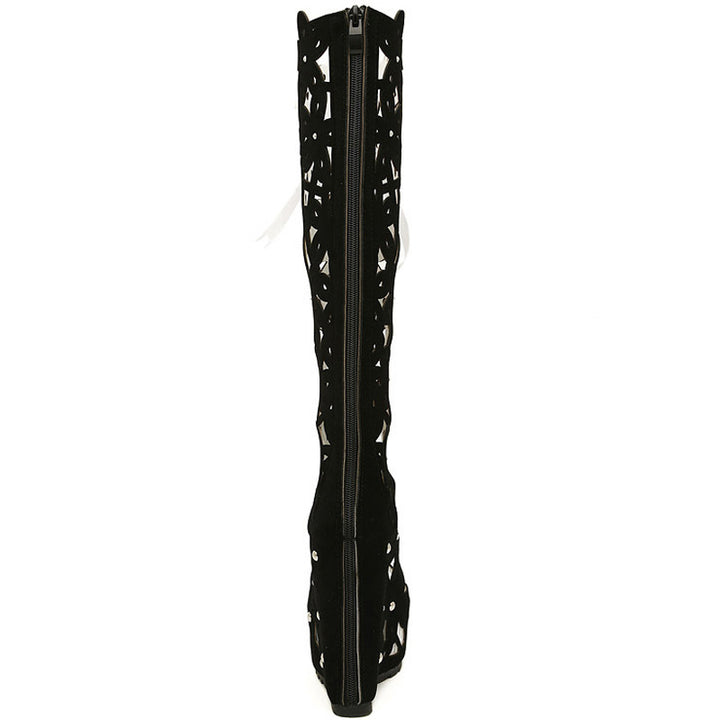 GLADIADORA PLATAFORMA BLACK WHITE - PODEROSA SHOP