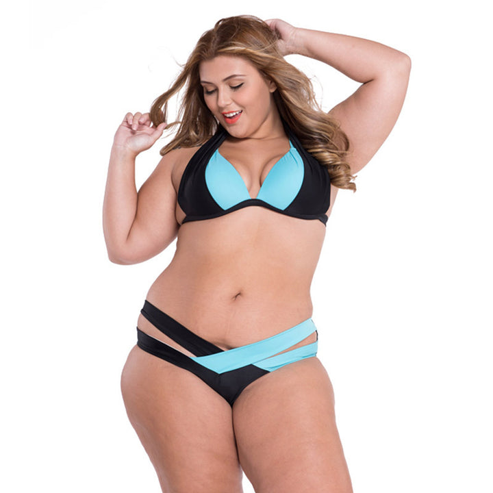 Biquíni Bicolor com Tiras - PODEROSA SHOP