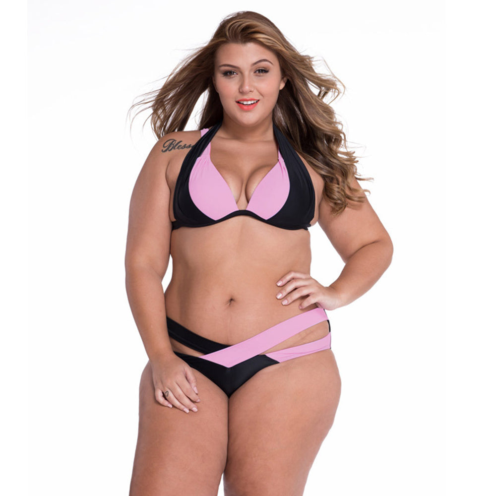 Biquíni Bicolor com Tiras - PODEROSA SHOP
