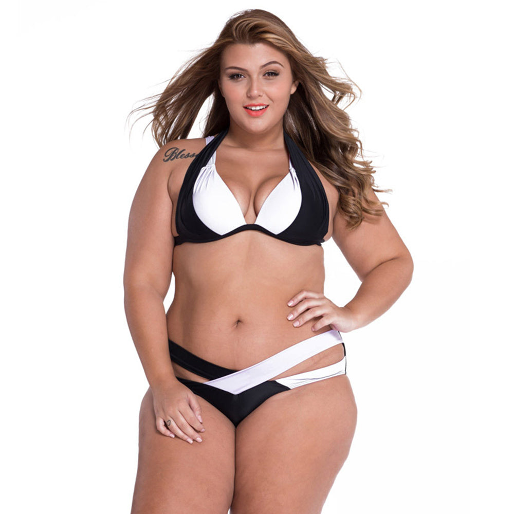 Biquíni Bicolor com Tiras - PODEROSA SHOP