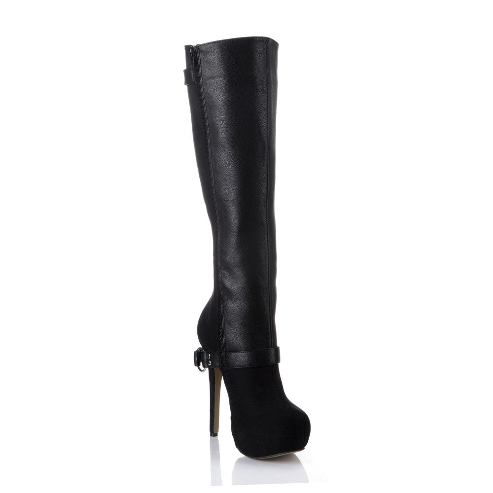 BOTA FEMININA CANO ALTO FIVELAS - PODEROSA SHOP