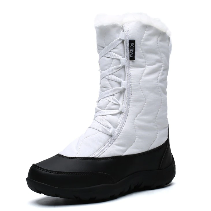 Bota Impermeável Snow Boot Forrada Com Pelos