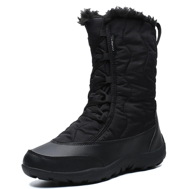 Bota Impermeável Snow Boot Forrada Com Pelos